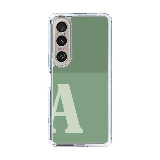 Slim Protection Case［ Original - initial two tone - A green ］