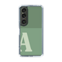 Slim Protection Case［ Original - initial two tone - A green ］