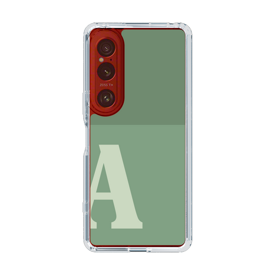 Slim Protection Case［ Original - initial two tone - A green ］