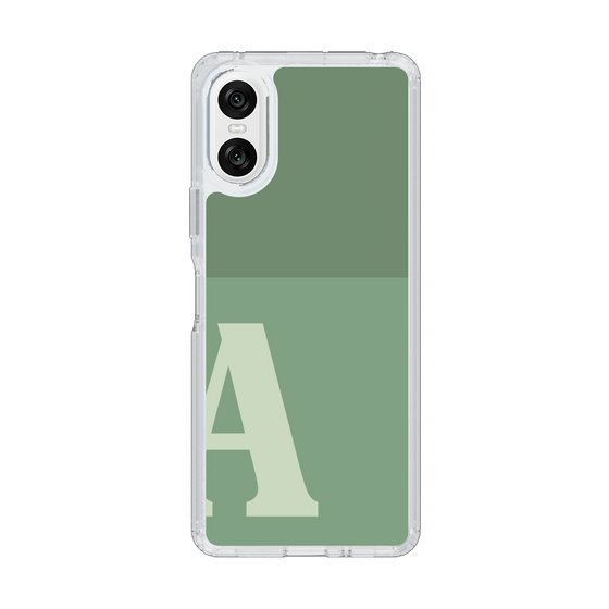 Slim Protection Case［ Original - initial two tone - A green ］