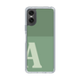 Slim Protection Case［ Original - initial two tone - A green ］