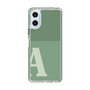 Slim Protection Case［ Original - initial two tone - A green ］
