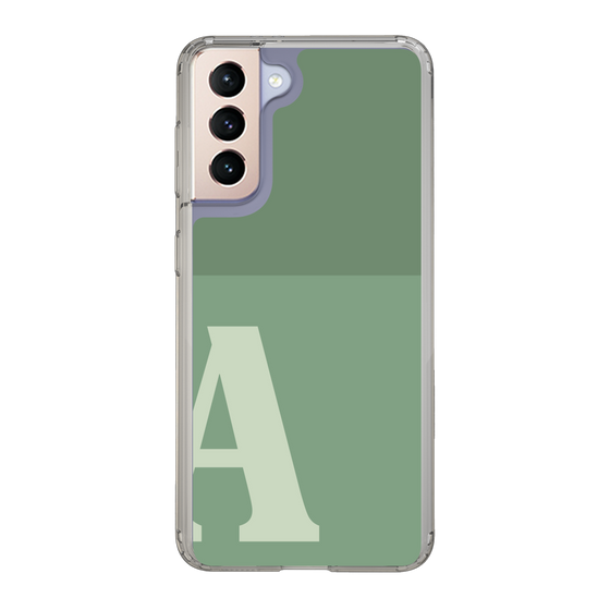 Slim Protection Case［ Original - initial two tone - A green ］