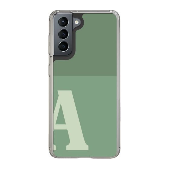 Slim Protection Case［ Original - initial two tone - A green ］