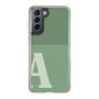 Slim Protection Case［ Original - initial two tone - A green ］