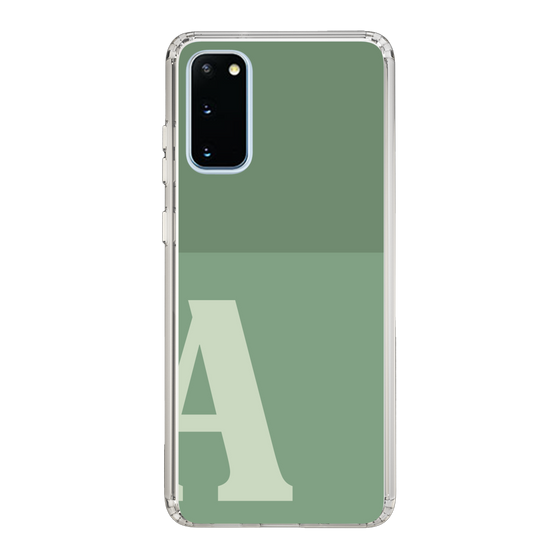 Slim Protection Case［ Original - initial two tone - A green ］