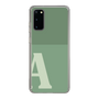 Slim Protection Case［ Original - initial two tone - A green ］