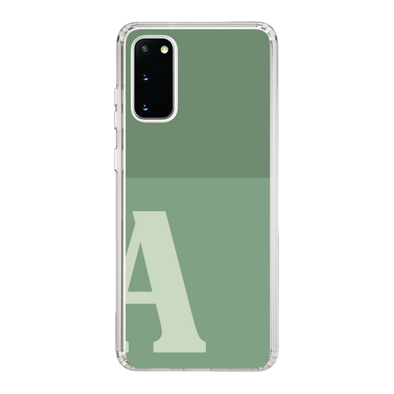 Slim Protection Case［ Original - initial two tone - A green ］