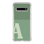 Slim Protection Case［ Original - initial two tone - A green ］