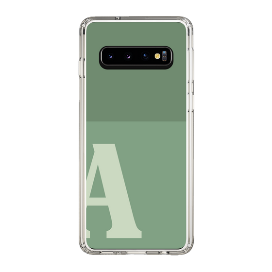 Slim Protection Case［ Original - initial two tone - A green ］