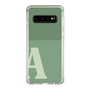 Slim Protection Case［ Original - initial two tone - A green ］