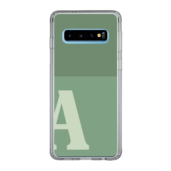 Slim Protection Case［ Original - initial two tone - A green ］