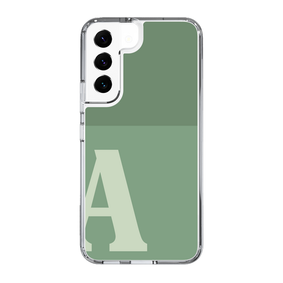 Slim Protection Case［ Original - initial two tone - A green ］