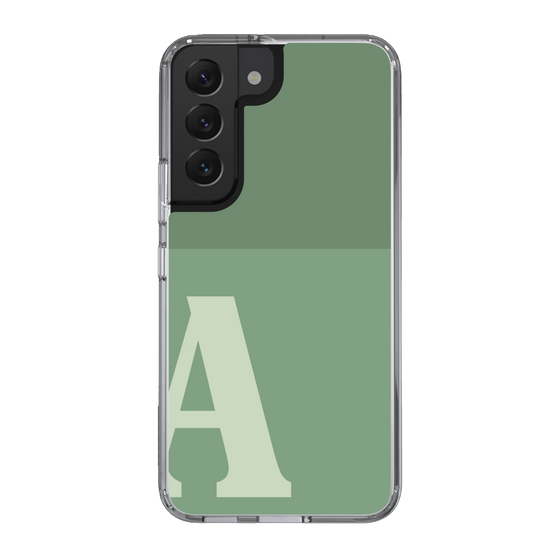 Slim Protection Case［ Original - initial two tone - A green ］