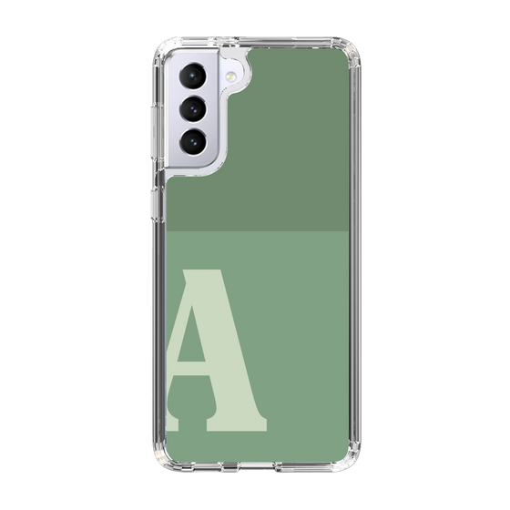 Slim Protection Case［ Original - initial two tone - A green ］