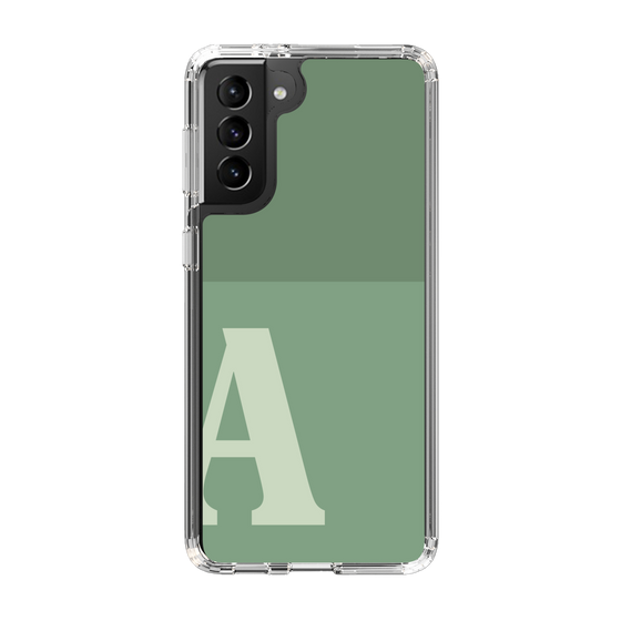 Slim Protection Case［ Original - initial two tone - A green ］