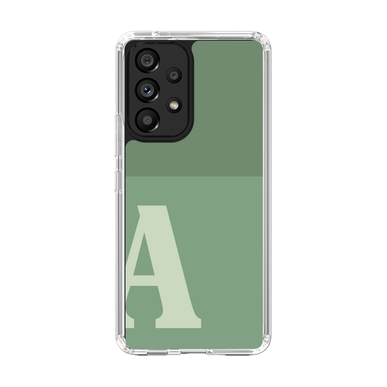 Slim Protection Case［ Original - initial two tone - A green ］