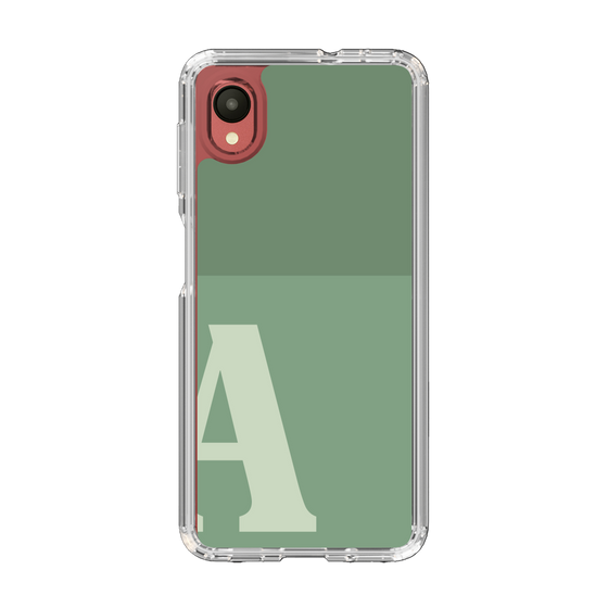 Slim Protection Case［ Original - initial two tone - A green ］