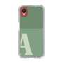 Slim Protection Case［ Original - initial two tone - A green ］
