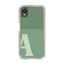 Slim Protection Case［ Original - initial two tone - A green ］