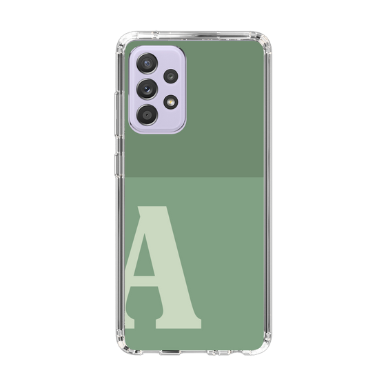 Slim Protection Case［ Original - initial two tone - A green ］
