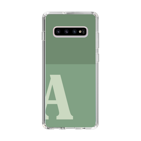 Slim Protection Case［ Original - initial two tone - A green ］