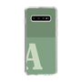 Slim Protection Case［ Original - initial two tone - A green ］