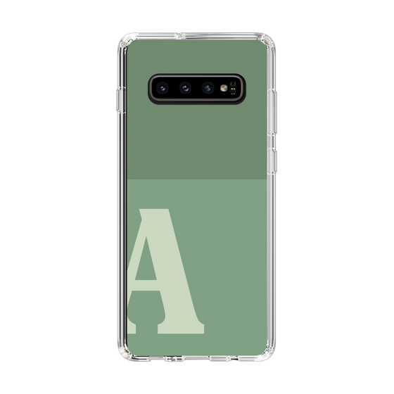 Slim Protection Case［ Original - initial two tone - A green ］