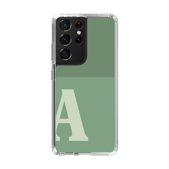 Slim Protection Case［ Original - initial two tone - A green ］