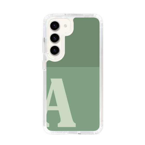 Slim Protection Case［ Original - initial two tone - A green ］