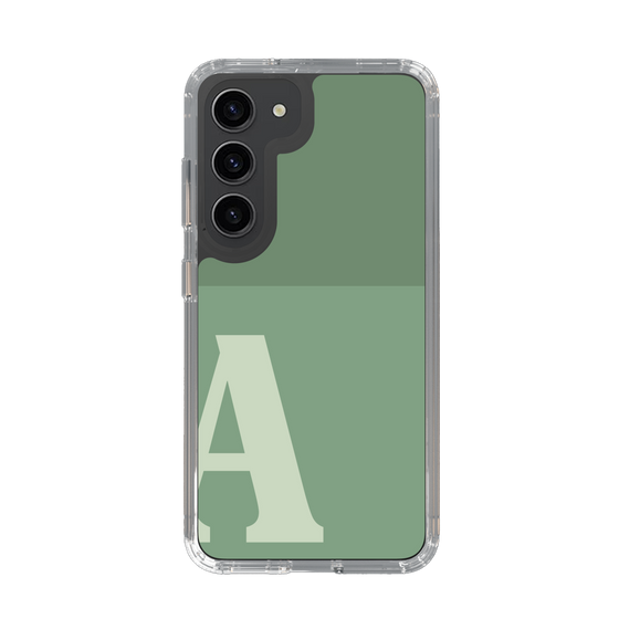 Slim Protection Case［ Original - initial two tone - A green ］