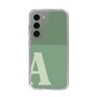 Slim Protection Case［ Original - initial two tone - A green ］