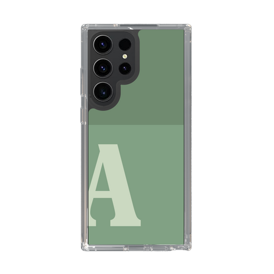 Slim Protection Case［ Original - initial two tone - A green ］
