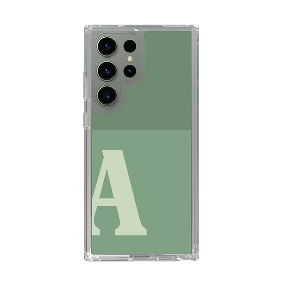 Slim Protection Case［ Original - initial two tone - A green ］