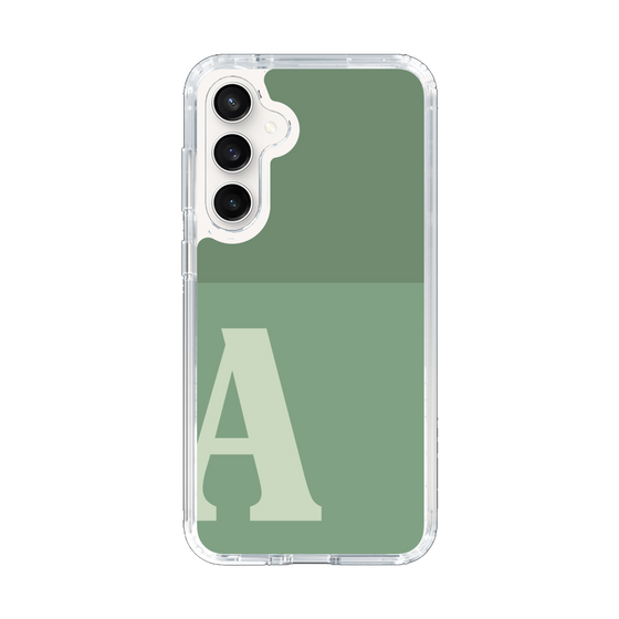 Slim Protection Case［ Original - initial two tone - A green ］