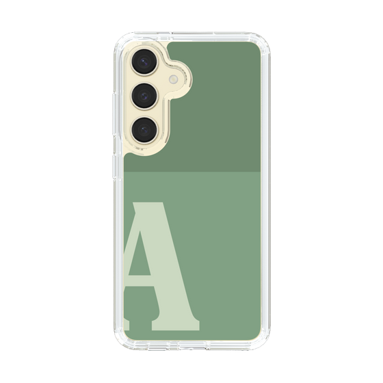 Slim Protection Case［ Original - initial two tone - A green ］