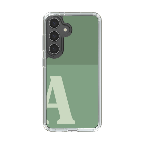 Slim Protection Case［ Original - initial two tone - A green ］