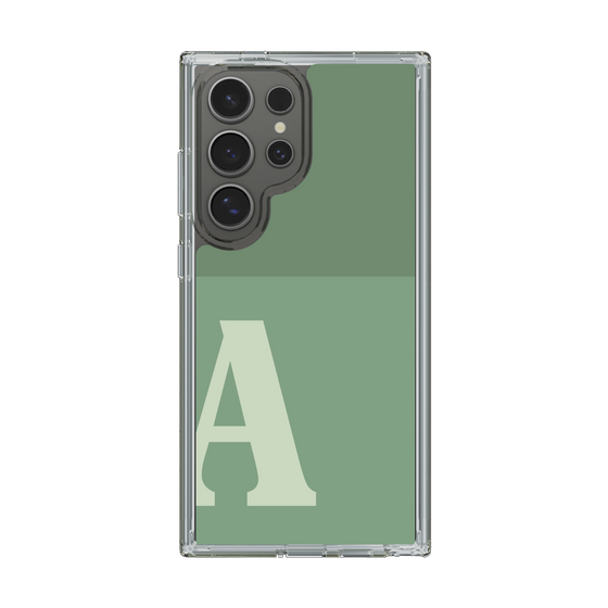 Slim Protection Case［ Original - initial two tone - A green ］