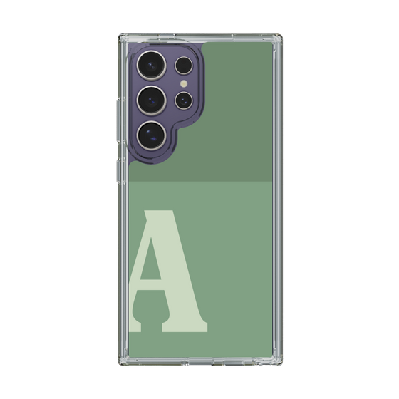 Slim Protection Case［ Original - initial two tone - A green ］