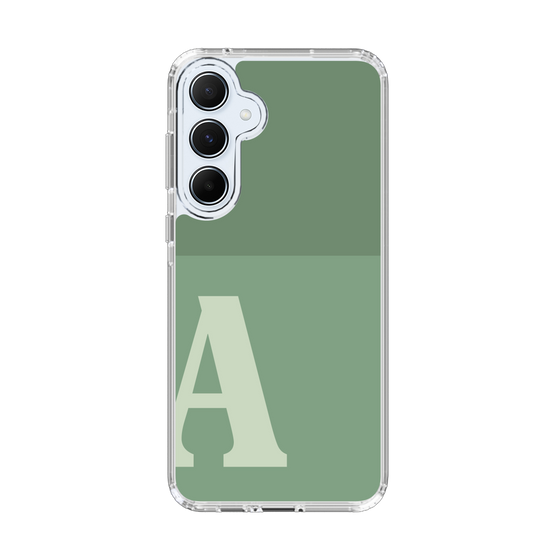 Slim Protection Case［ オリジナル - initial two tone - A green ］