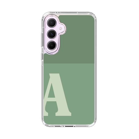 Slim Protection Case［ オリジナル - initial two tone - A green ］