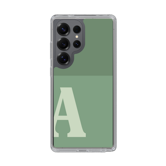 Slim Protection Case［ Original - initial two tone - A green ］