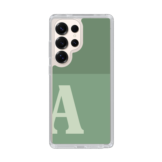 Slim Protection Case［ Original - initial two tone - A green ］