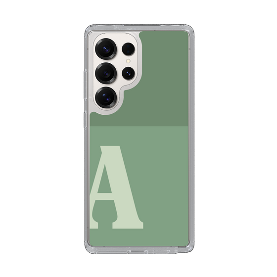 Slim Protection Case［ Original - initial two tone - A green ］