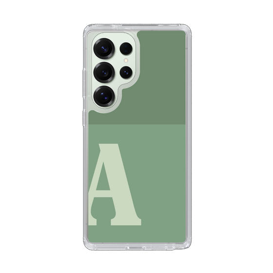 Slim Protection Case［ Original - initial two tone - A green ］