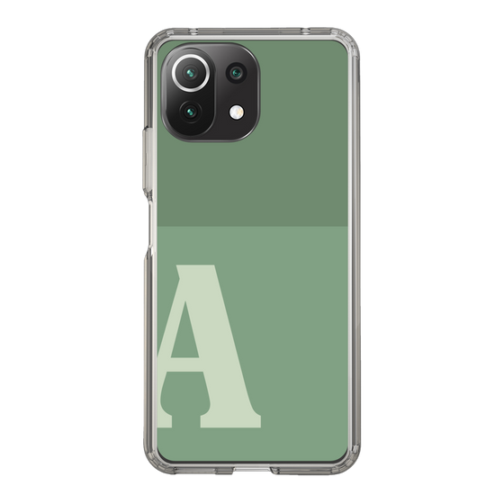 Slim Protection Case［ Original - initial two tone - A green ］