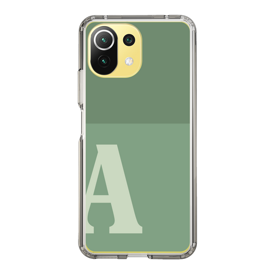 Slim Protection Case［ Original - initial two tone - A green ］