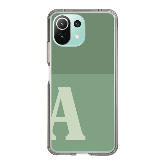 Slim Protection Case［ Original - initial two tone - A green ］