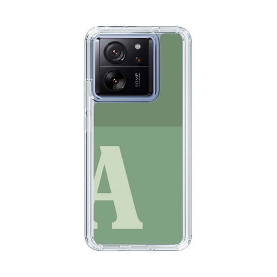Slim Protection Case［ Original - initial two tone - A green ］