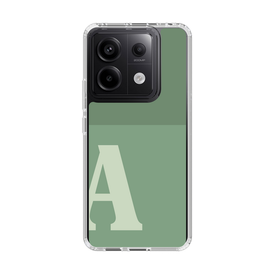 Slim Protection Case［ Original - initial two tone - A green ］